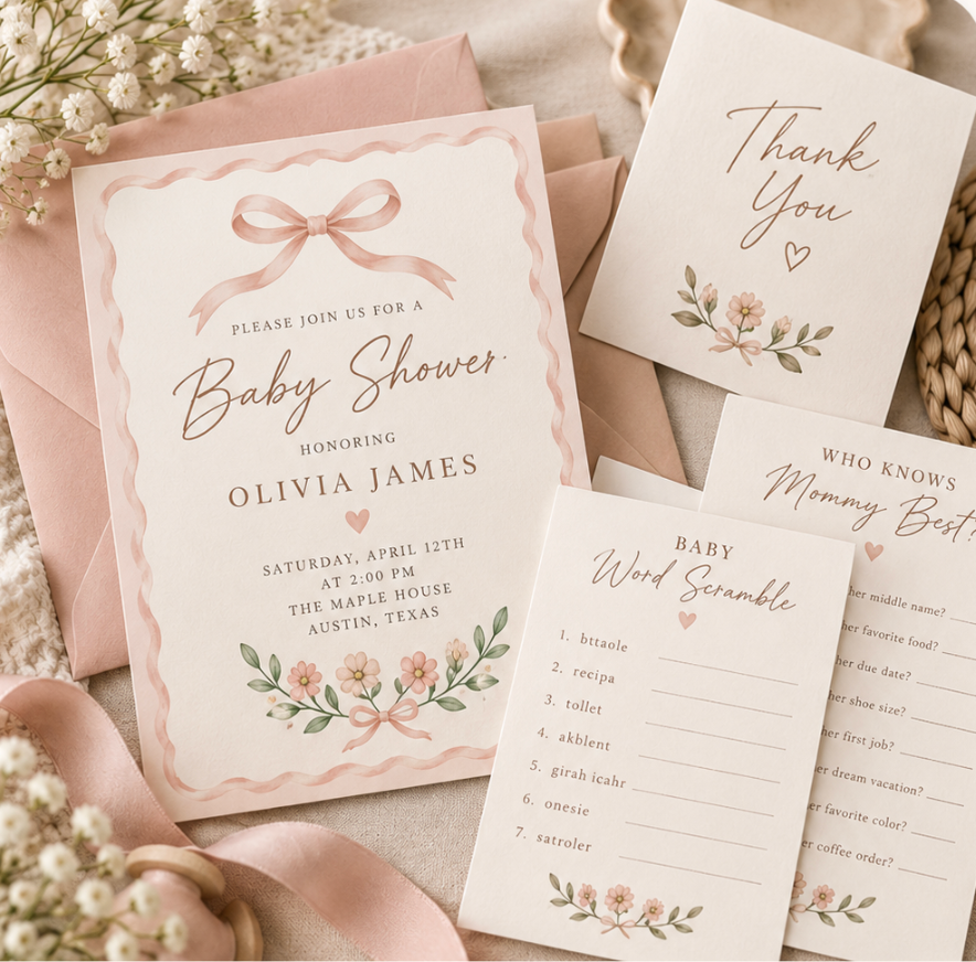 Invitation & Party Printables