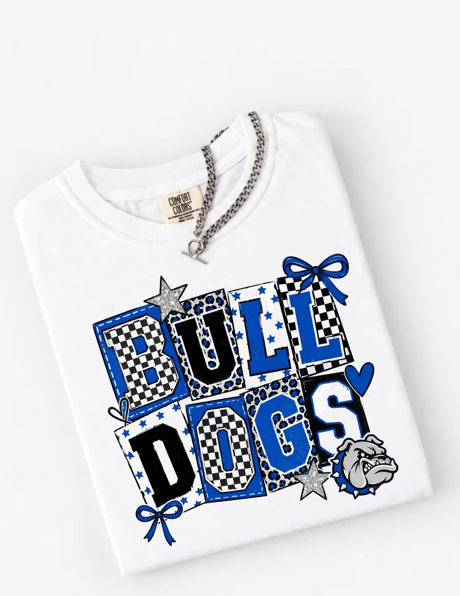 Bulldog Patchwork Spirit Tee
